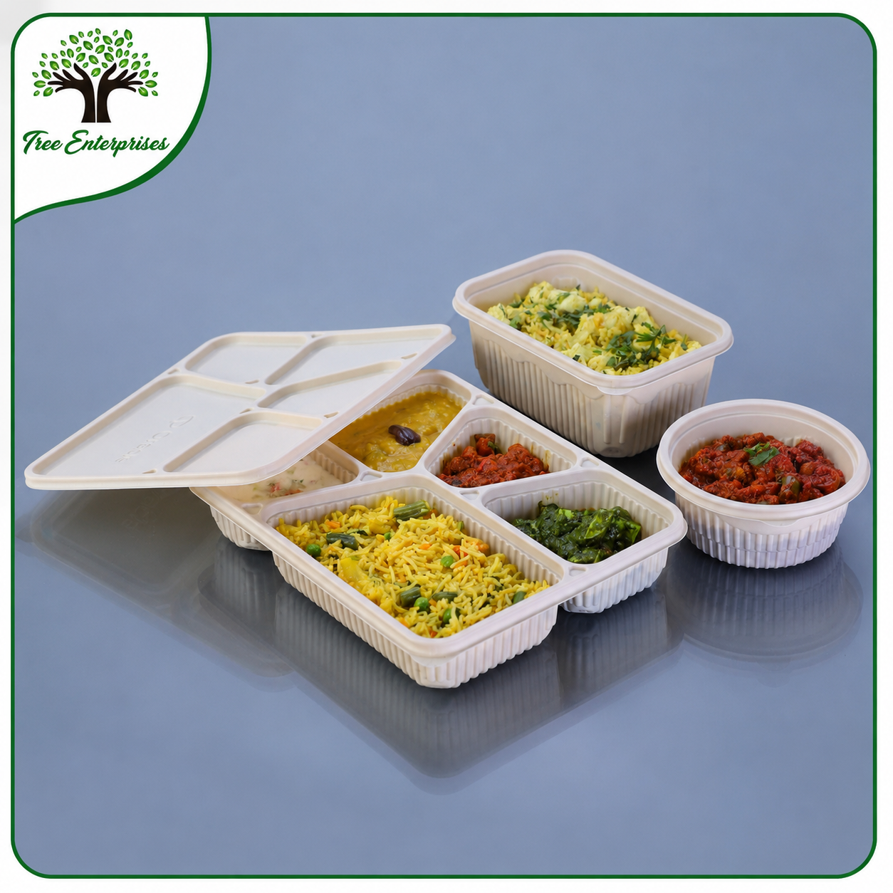 5CP MEAL TRAY WITH LID 